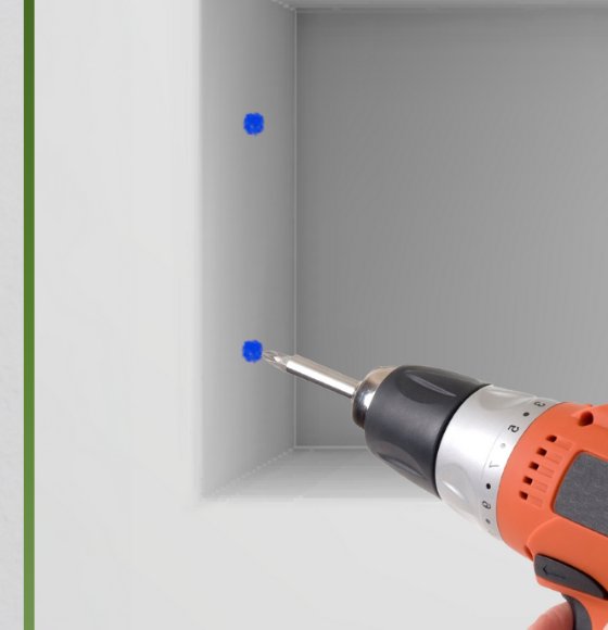 Drilling small pilot holes